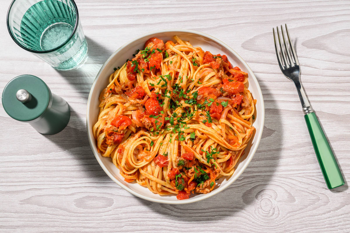 Speedy Lean Beef Bolognese