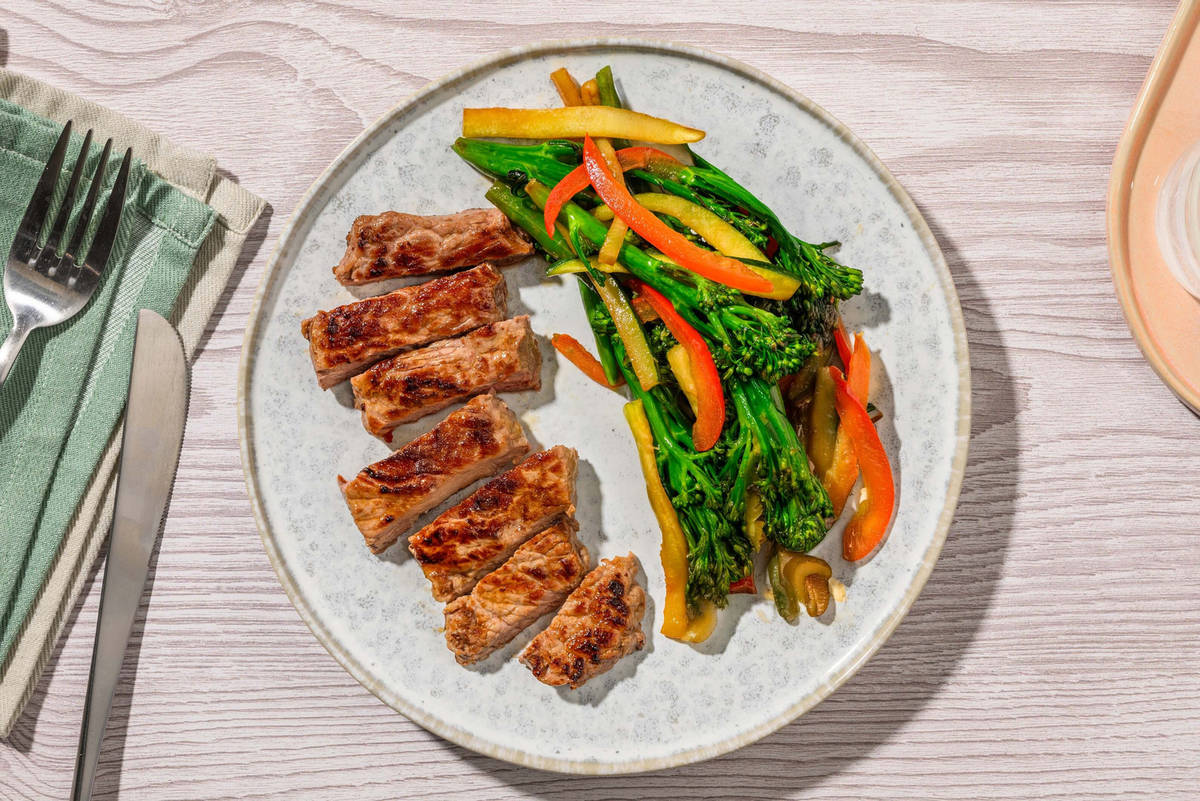 Seared Beef Rump & Chilli Garlic Oil