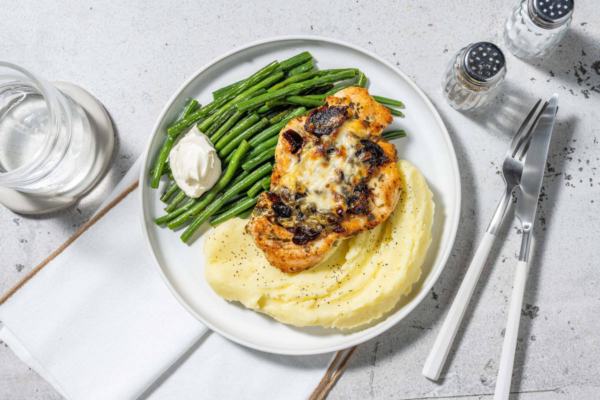 Cheese and Caramelised Onion Chicken