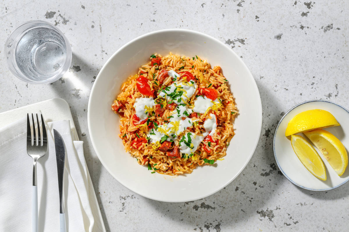 Cajun Chorizo Rice