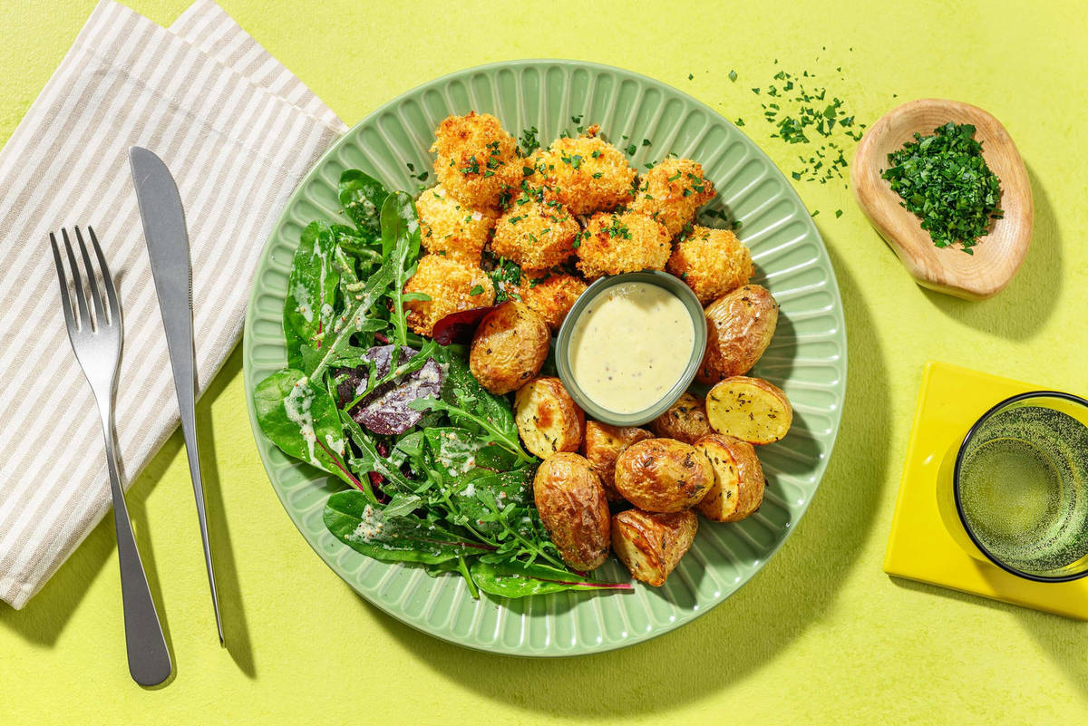 Knusprige Blumenkohl Nuggets