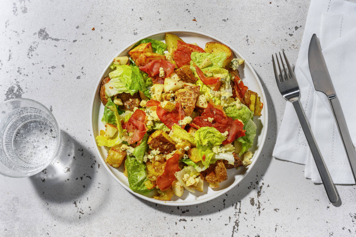 Double Serrano Ham, Blue Cheese and Pear Summer Salad