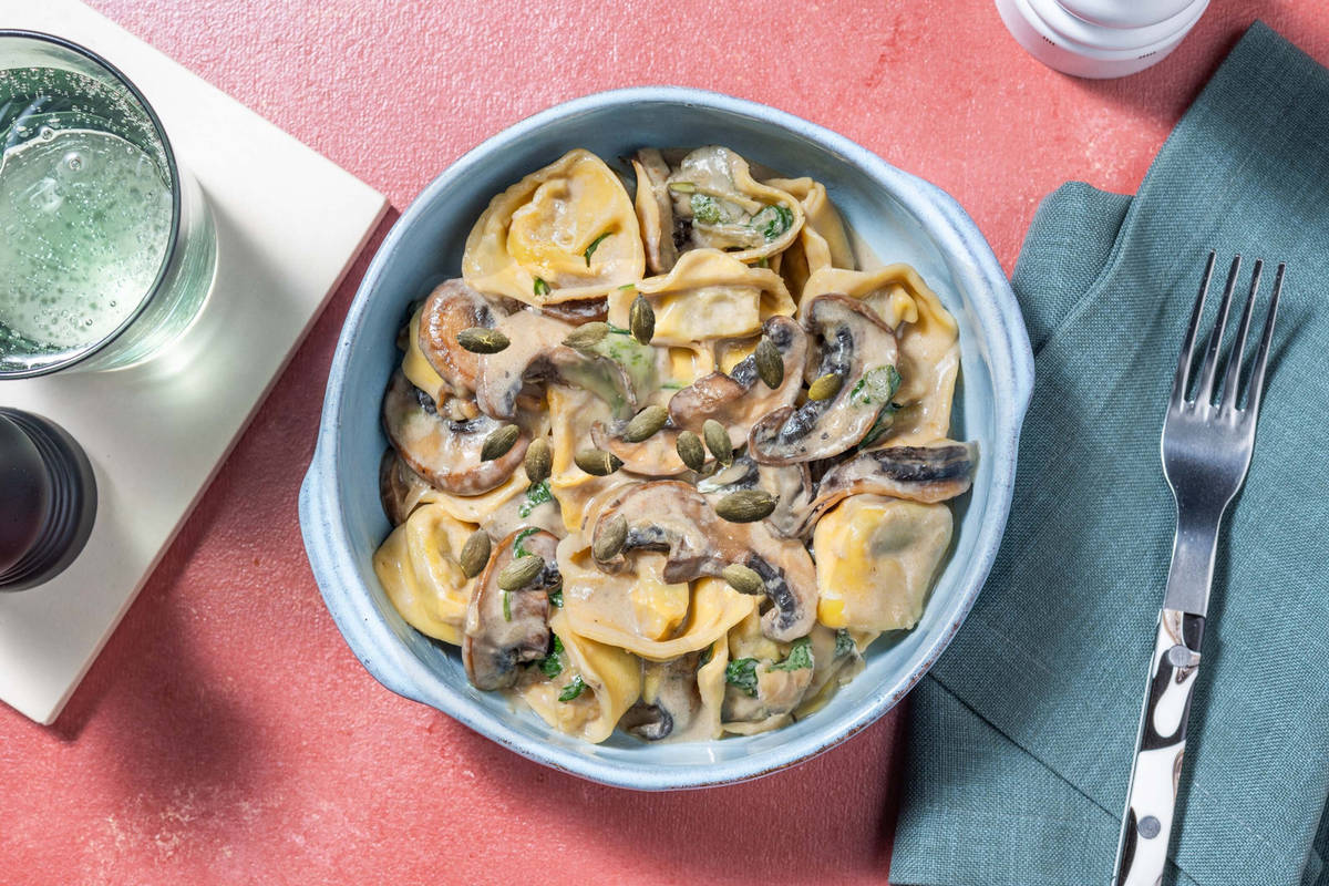 Nem estragon-tortelloni