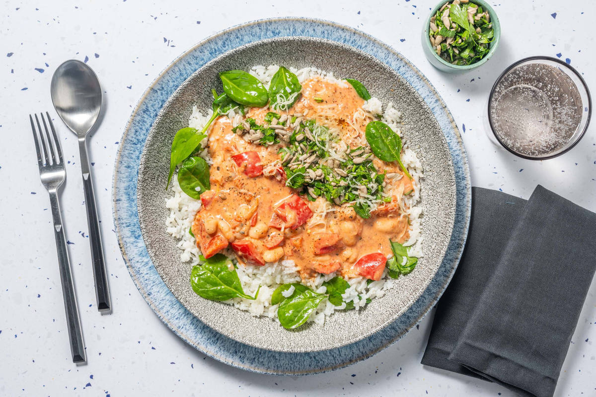 Mild bön- och paprikagryta