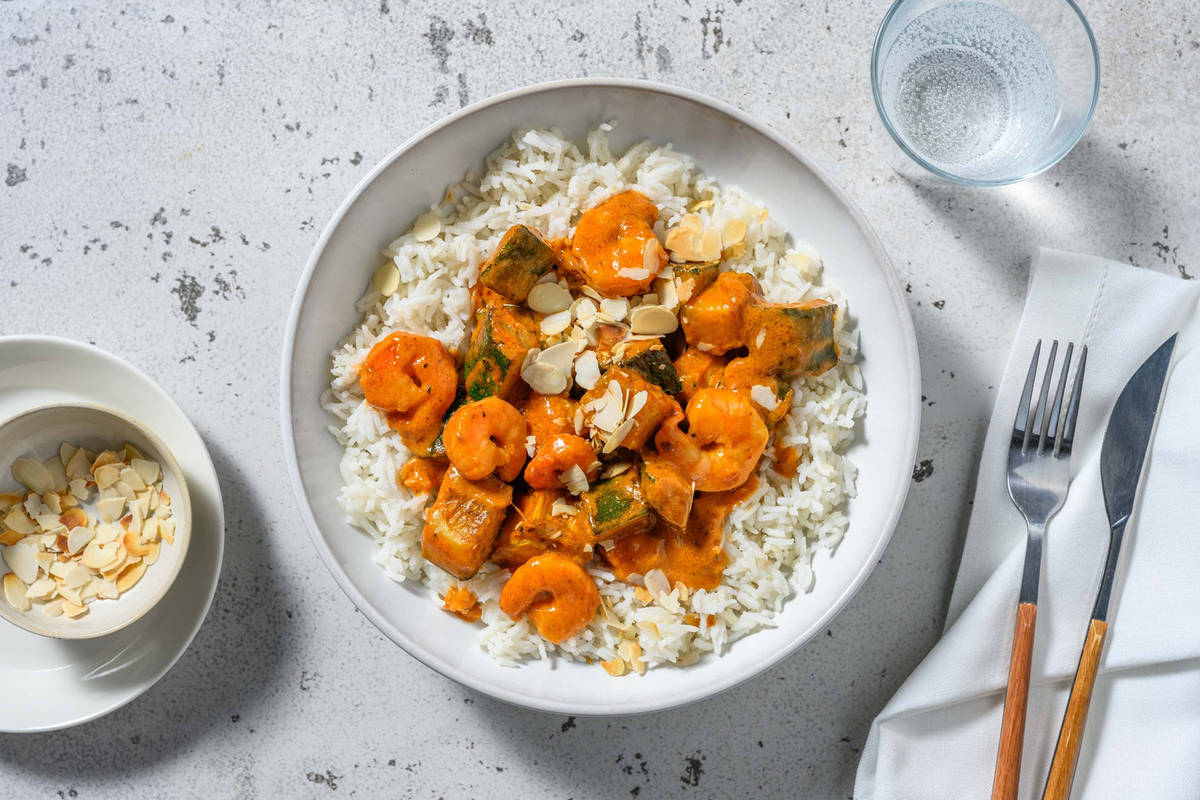 Pasanda Spiced Prawn Curry