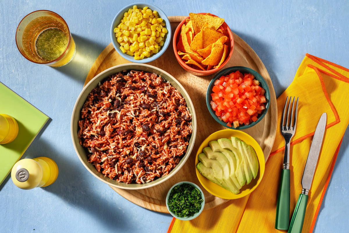 Burritobowl met tortillachips