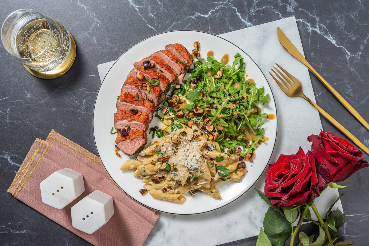 Rencontre gourmande : filet de canard & penne