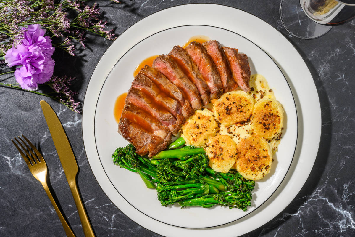 21 Day Aged Rump Steak and Truffled Dauphinoise