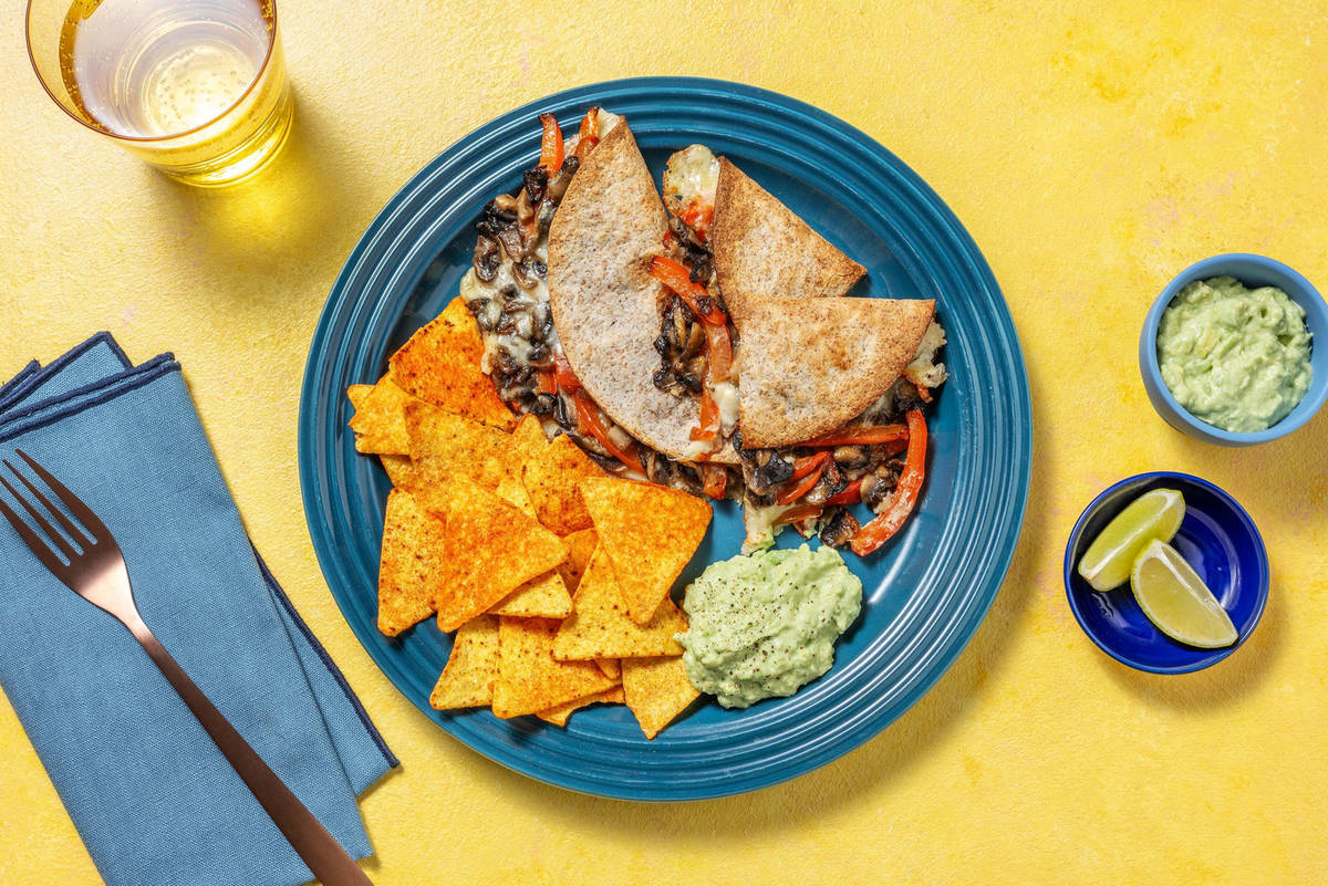 Tortilla's met pulled oesterzwam en chipotle 