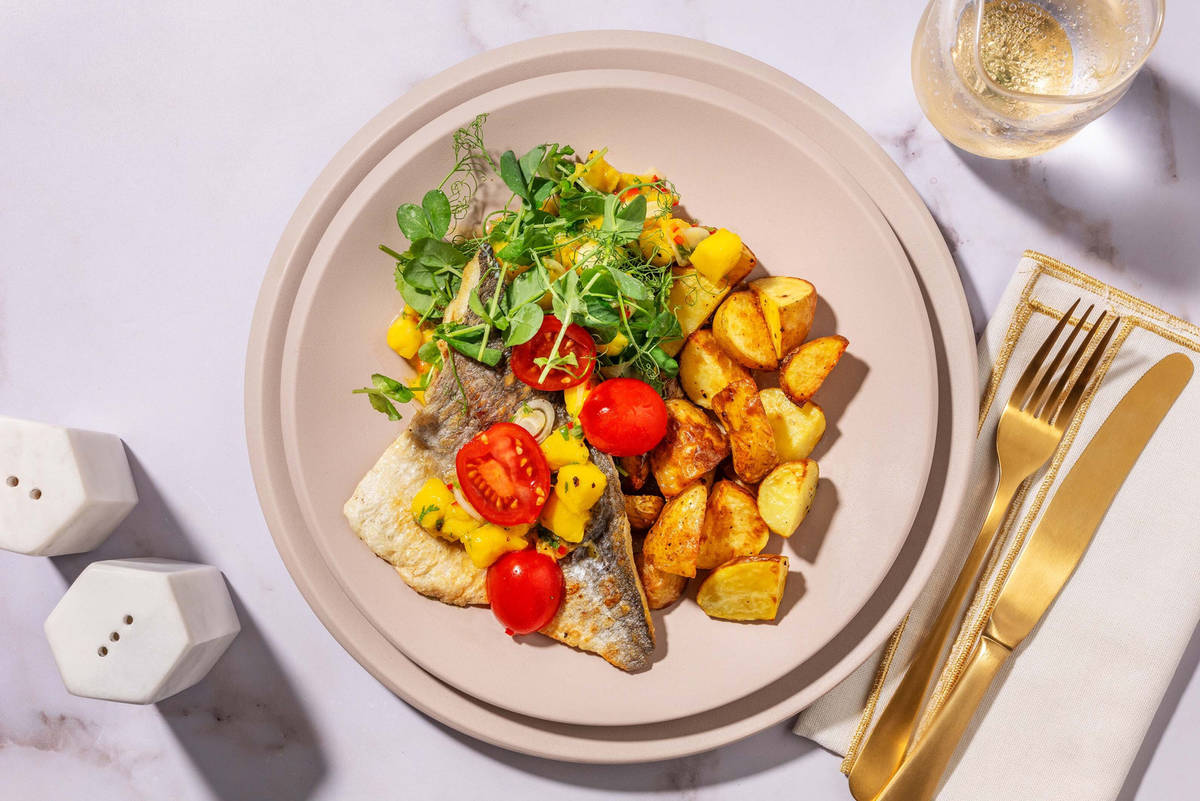 Zesty Sea Bream and Mango Salsa