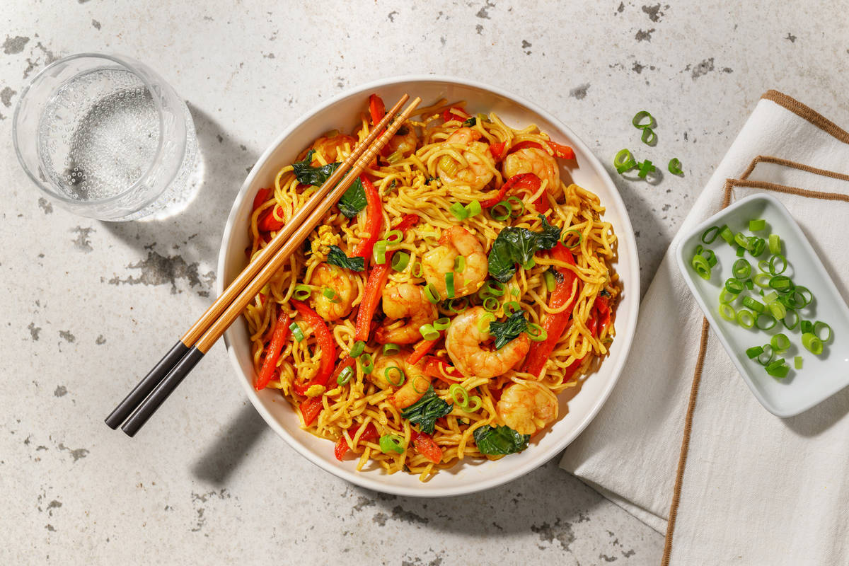 Prawn Singapore-Style Noodles