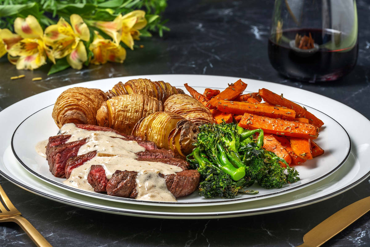 21 Day Aged Fillet Steak and Peppercorn Sauce