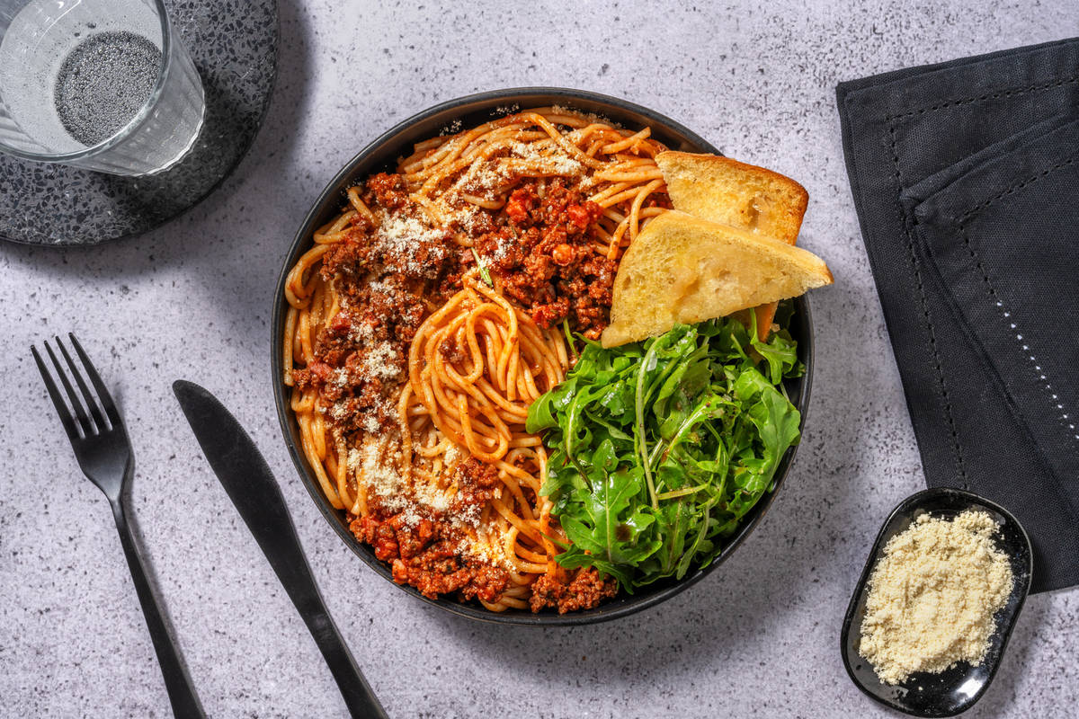 Ultimate Beef and Bacon Spaghetti Bolognese