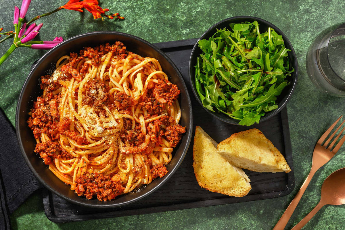 Ultimate Beef and Bacon Spaghetti Bolognese