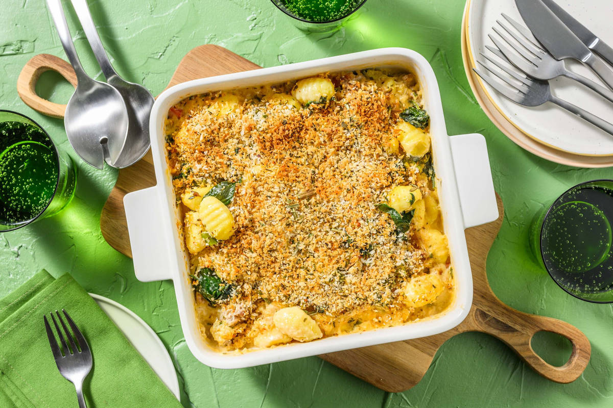 Gnocchi Salsiccia & Chorizo Bake
