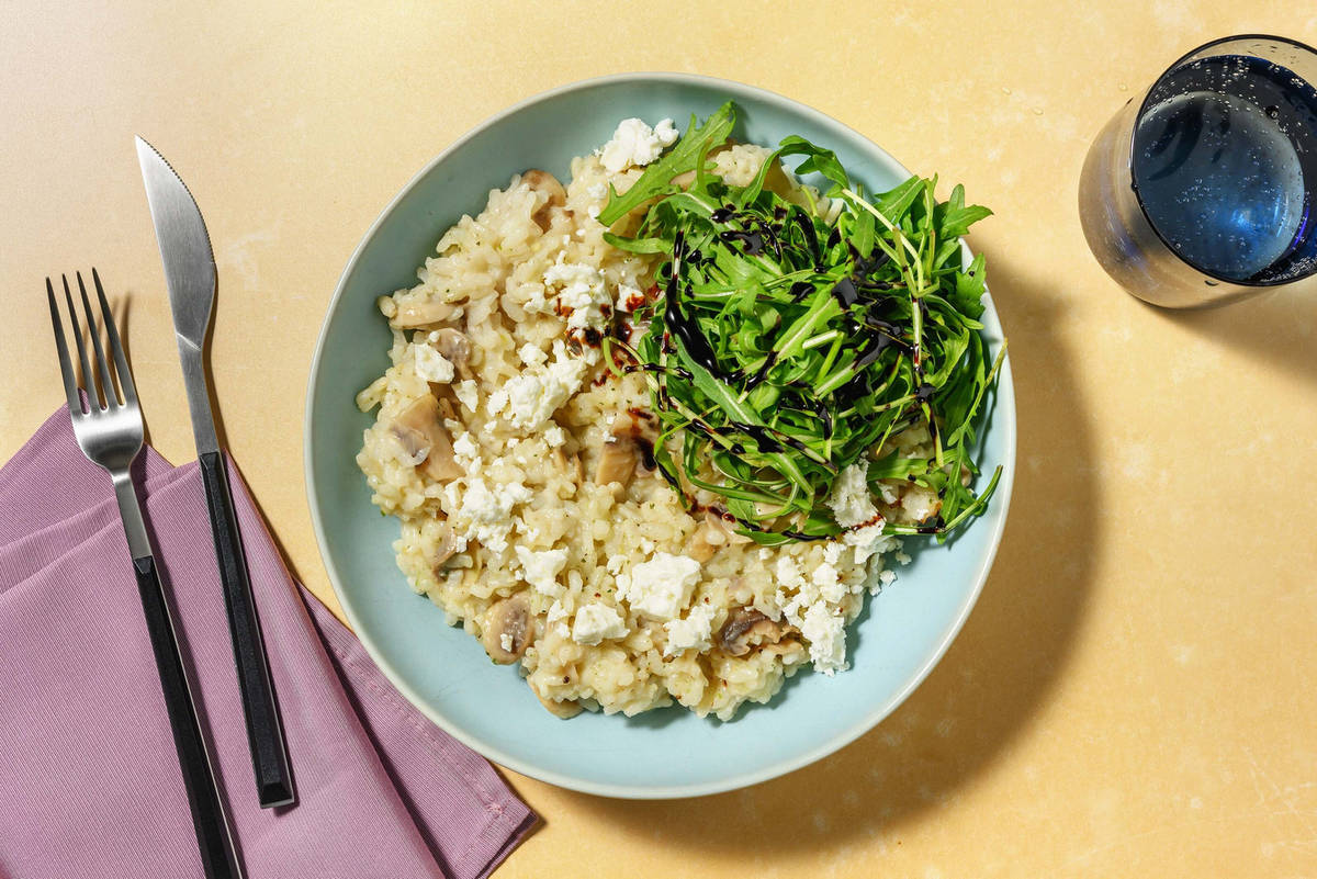 Oven-Baked Goat's Cheese Risotto