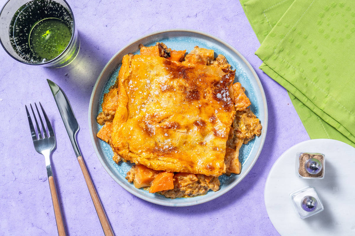Curried Chicken Puff Pie
