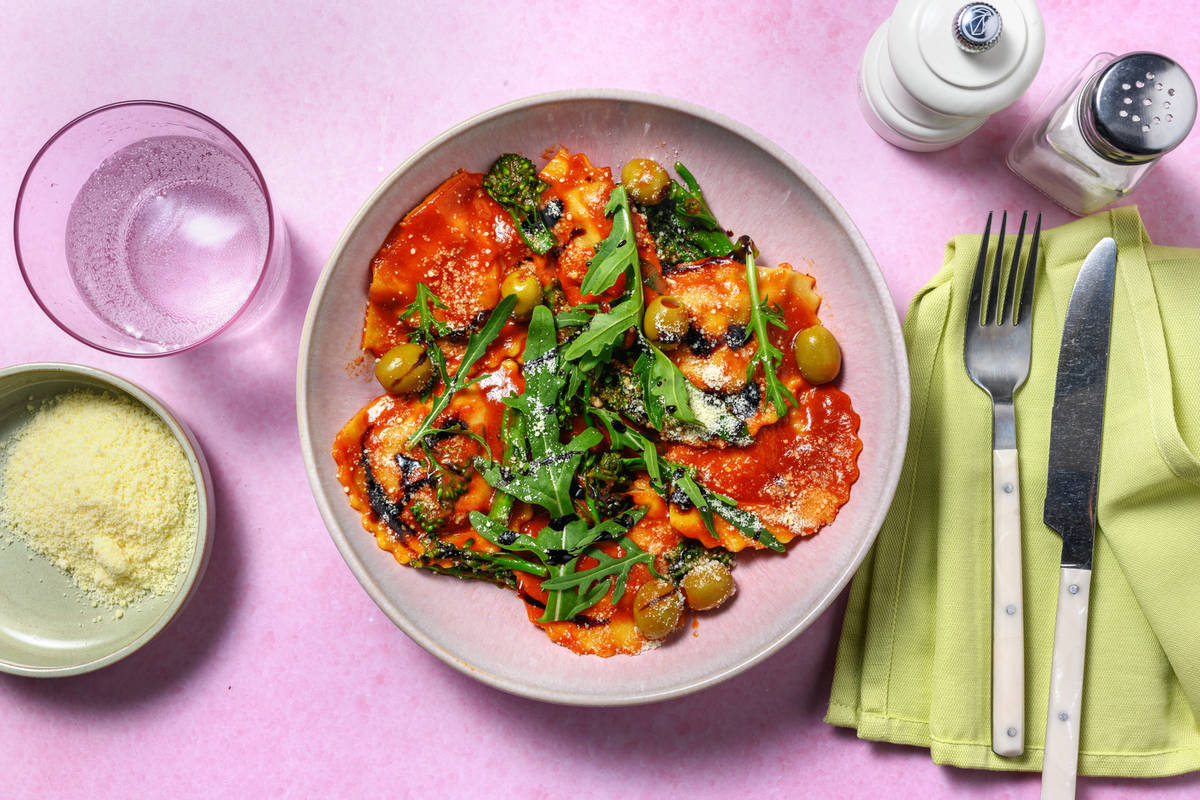 Chicken Thigh and Parmigiano and Parma Ham Pasta Arrabiata 