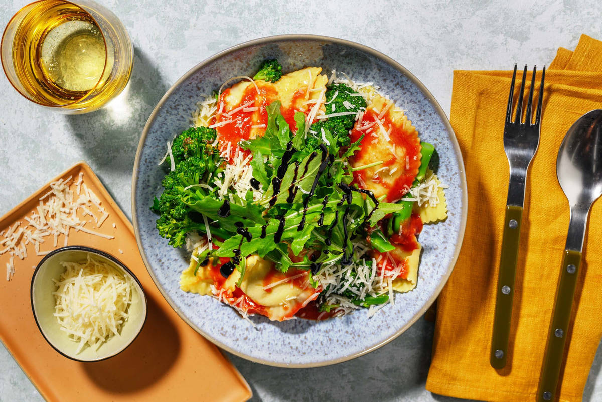 Parmigiano and Parma Ham Pasta Arrabbiata