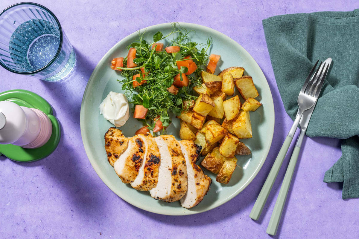 Peri Peri Chorizo and Chicken Breast Traybake