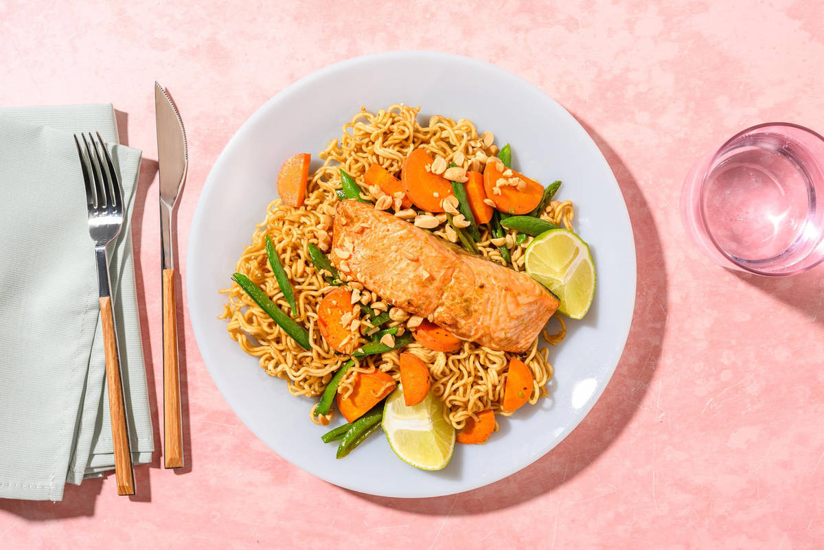 Soy and Lime Baked Salmon