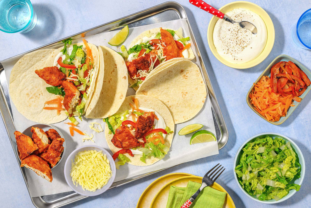 Crispy Double Chicken Tacos