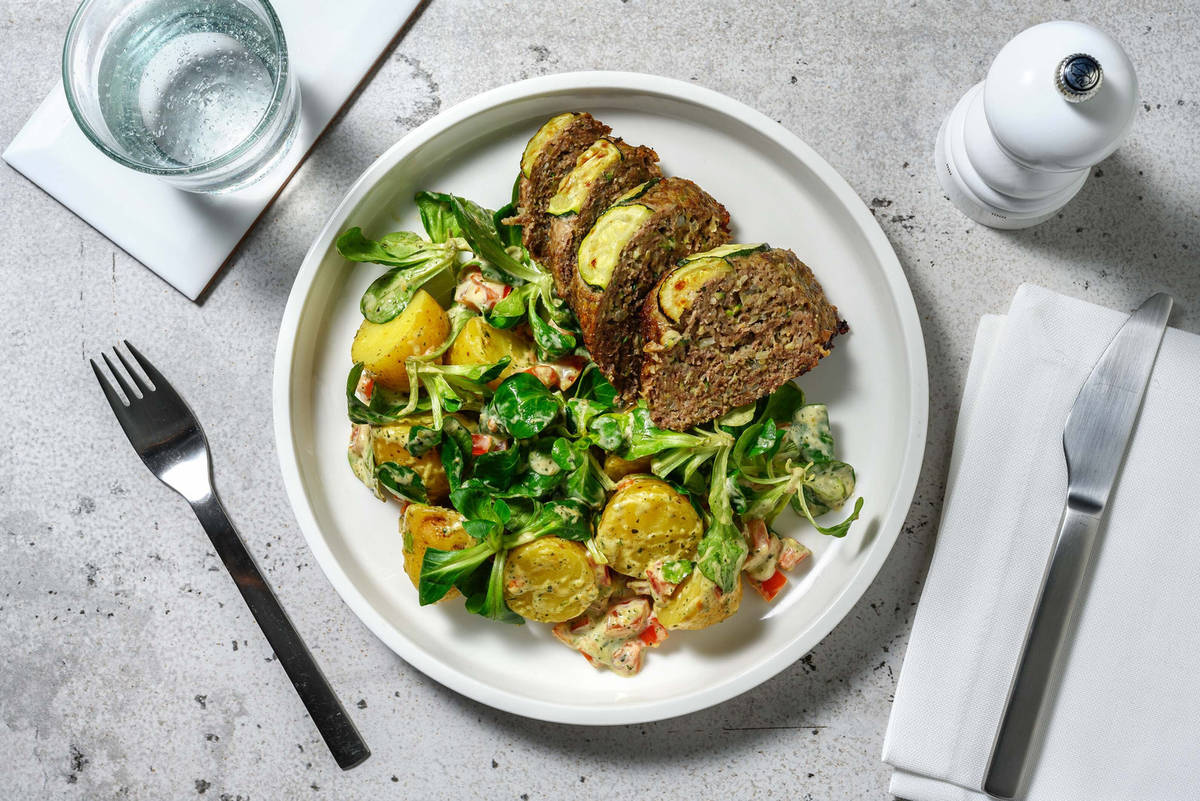 Huisgemaakt gehaktbrood met Italiaanse kruiden 