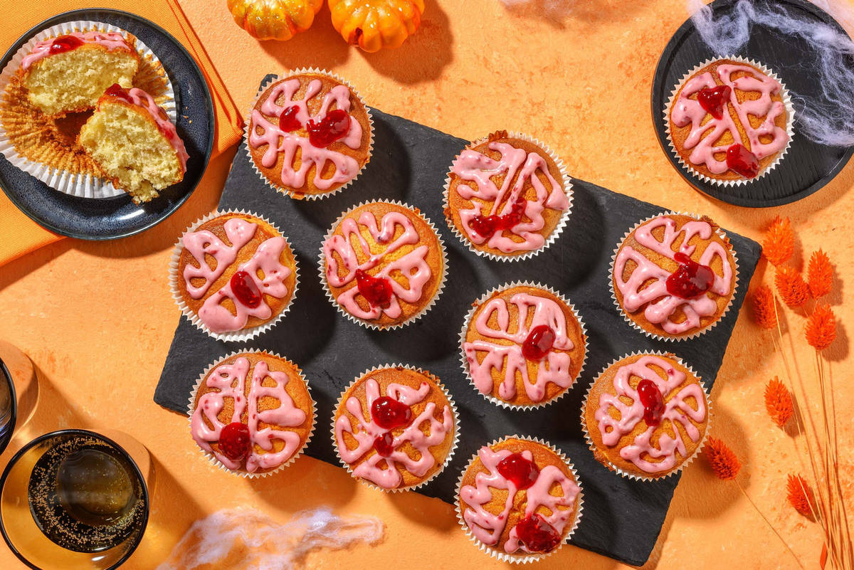 Bloody brain muffins