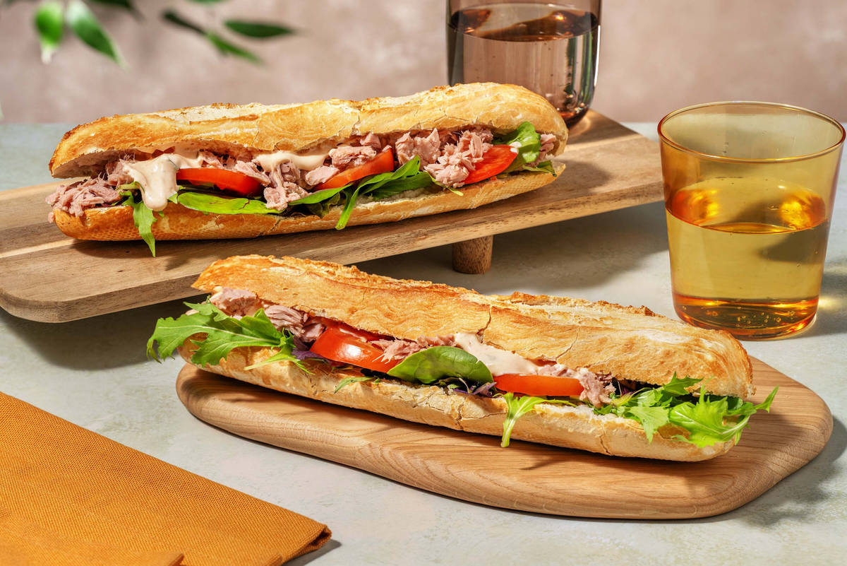 Kryddig tonfisksandwich