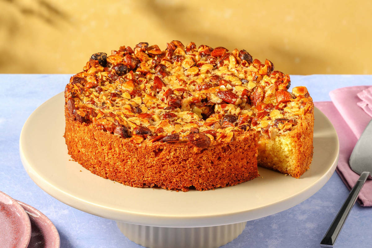 Gyllene toscakaka med en twist