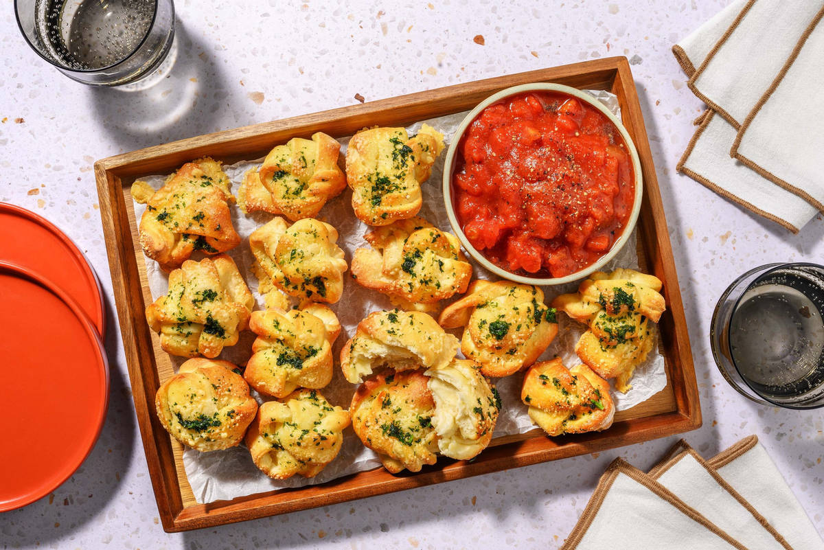 Italienska vitlöksdegknyten