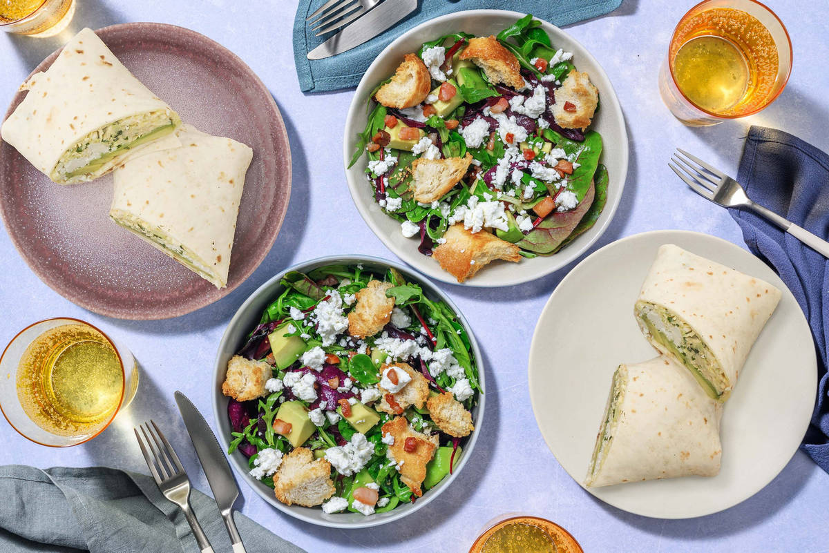 Honeyed bacon and goat Cheese Salad