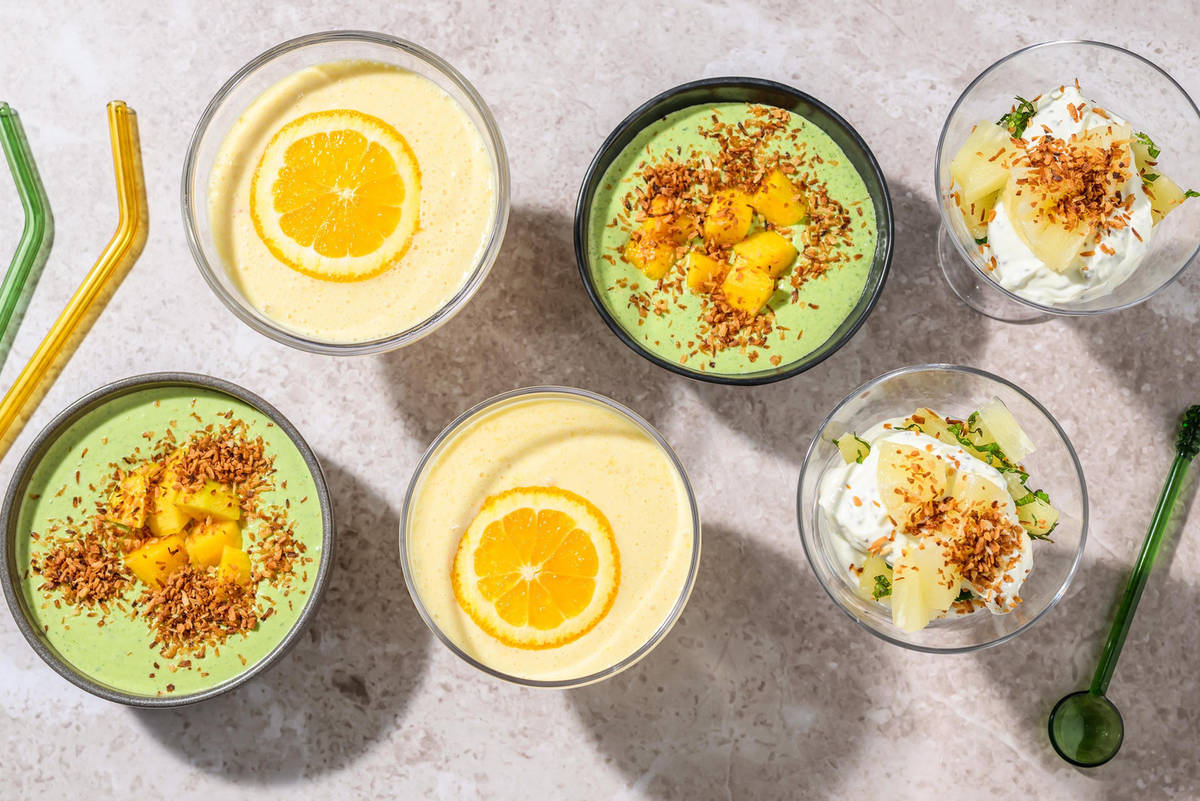 Chiagrød, smoothiebowl og smoothiekit