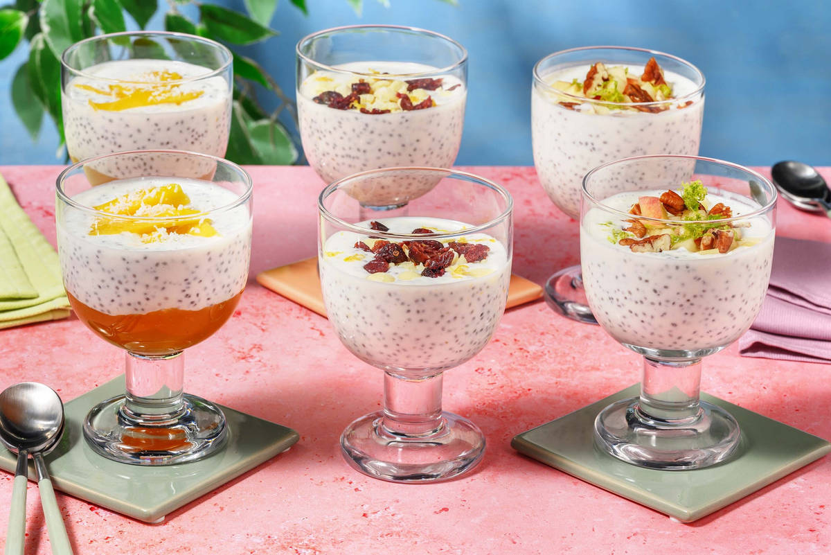 Pudding de chia : 3 variantes