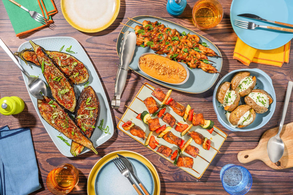 Aziatisch geïnspireerde barbecuebox