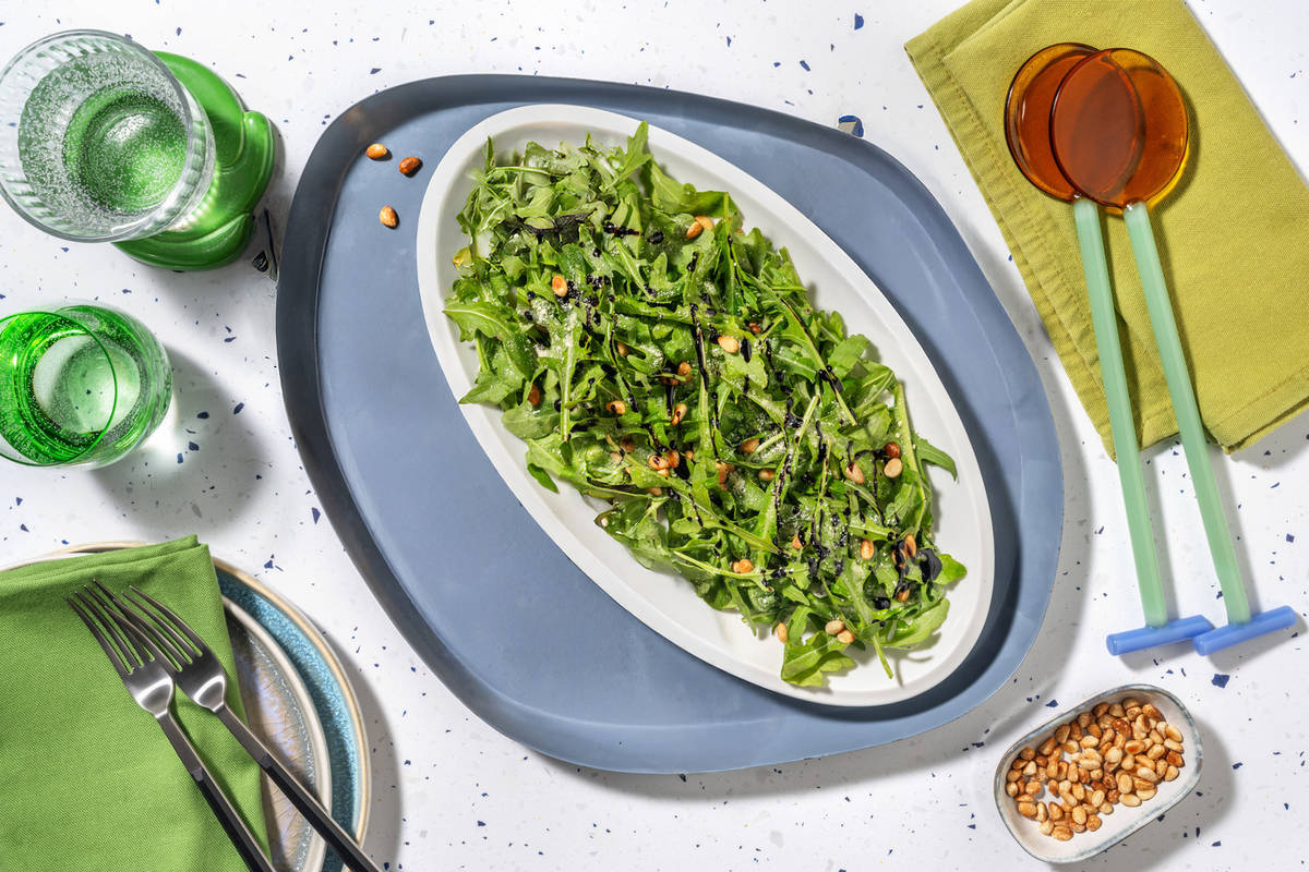 Speedy Parmigiano and Pine Nut Side Salad 