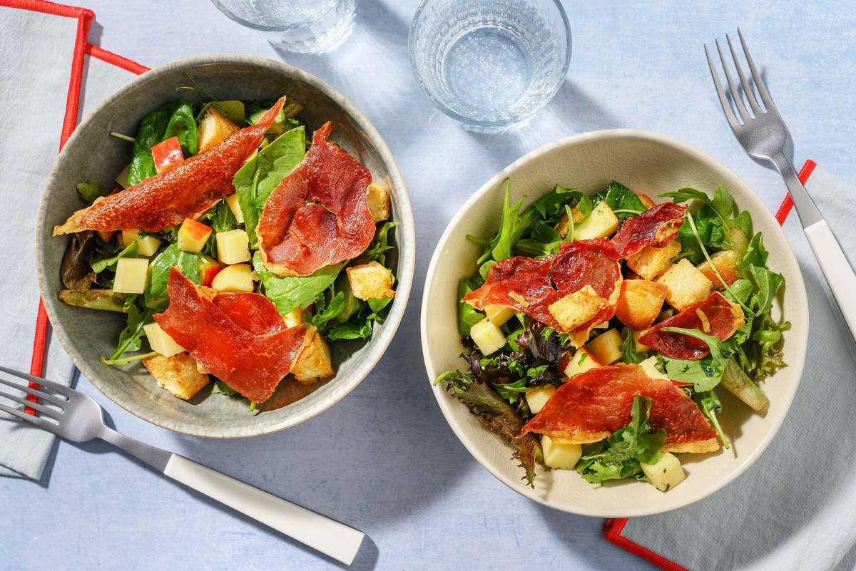 Ploughman's Serrano, Cheddar & Apple Salad