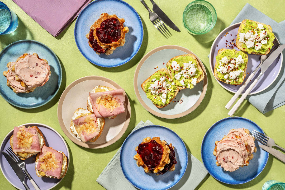 4 Day Breakfast Plan | Loaded Toast and Waffles