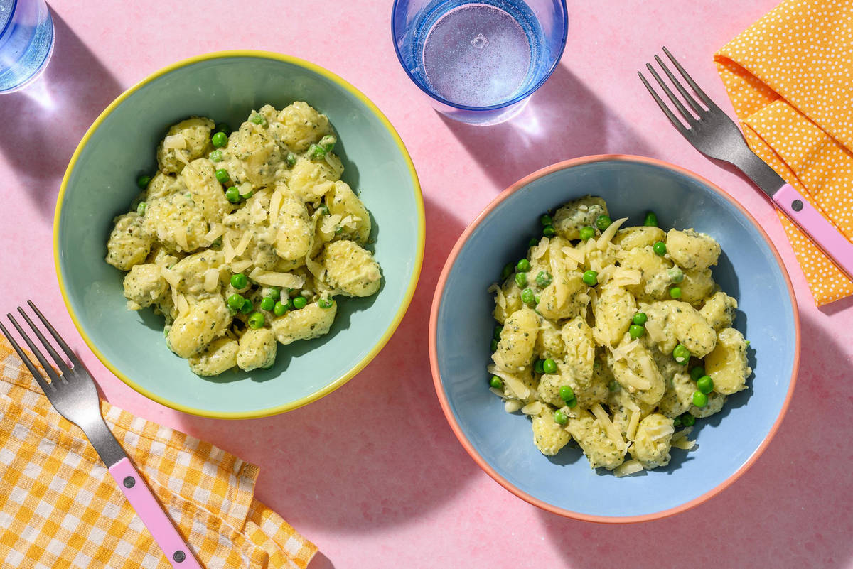 Easy Speedy Pesto Gnocchi