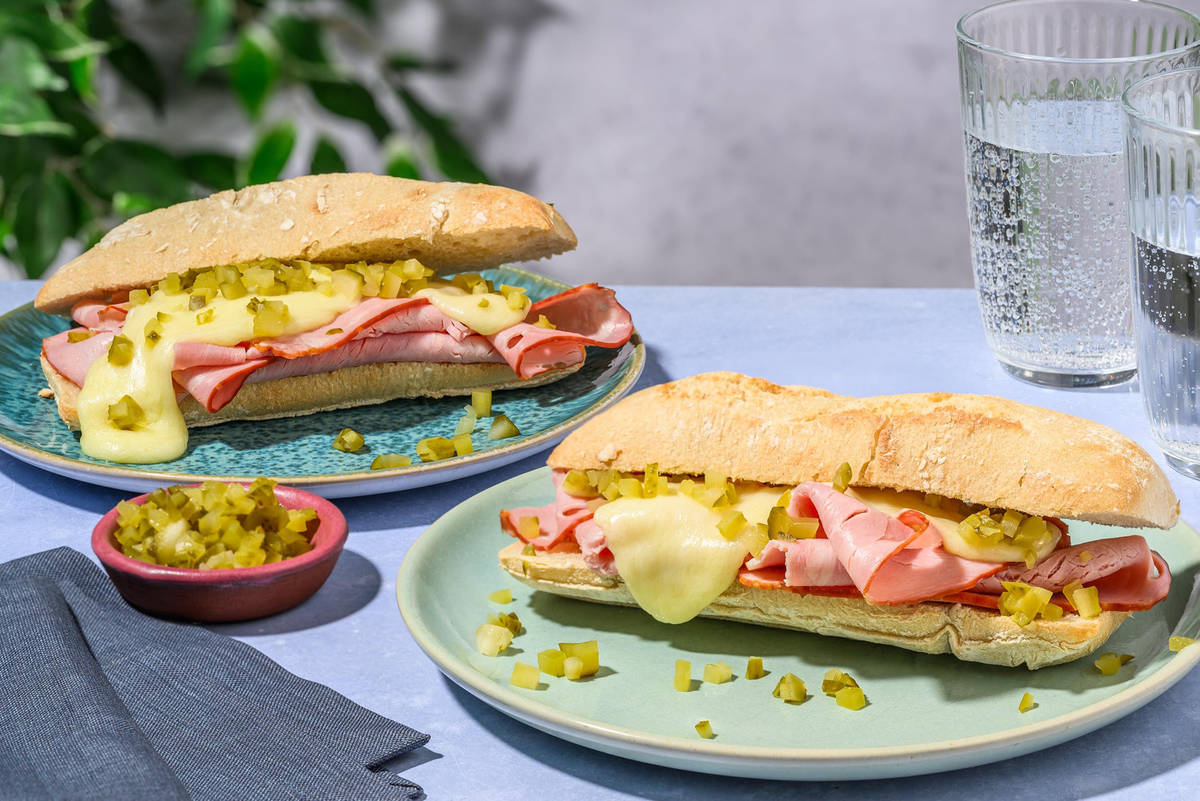 Sandwich au fromage à raclette