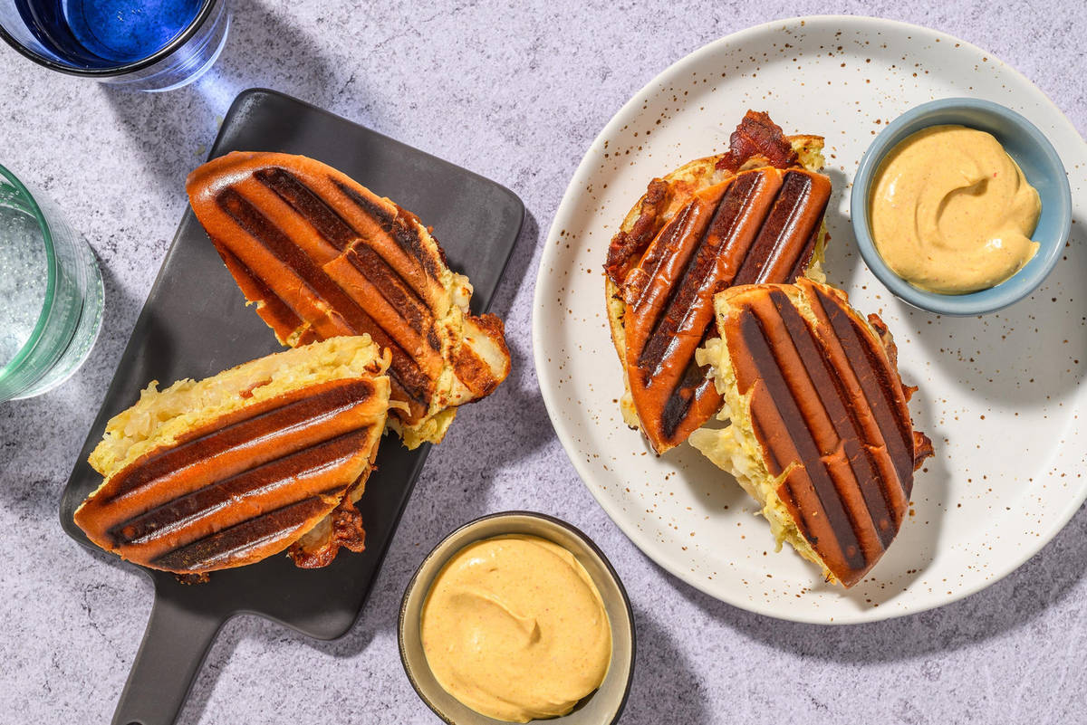 Croque-monsieur d'hiver à la choucroute