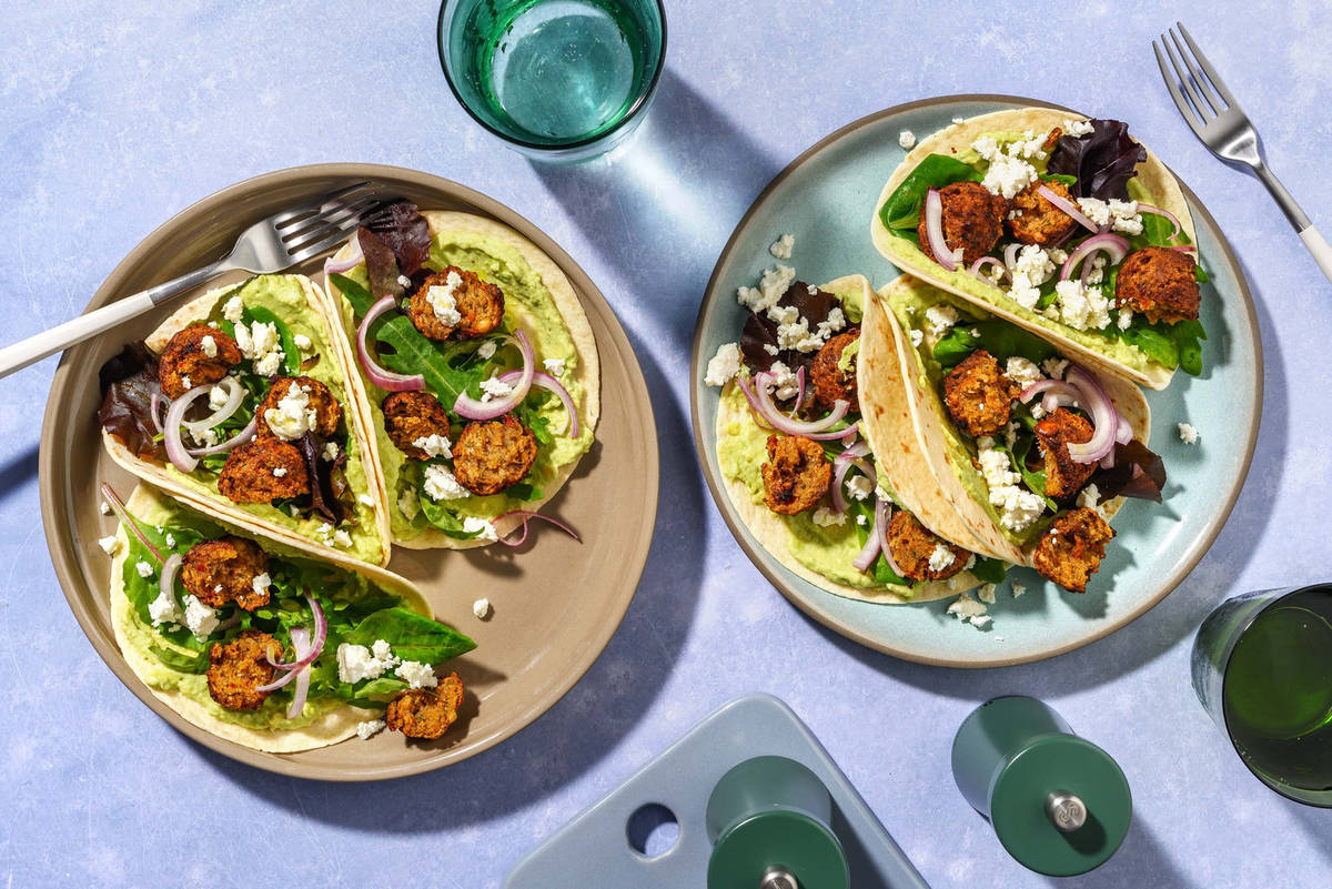 Quick Crispy Falafel Tacos