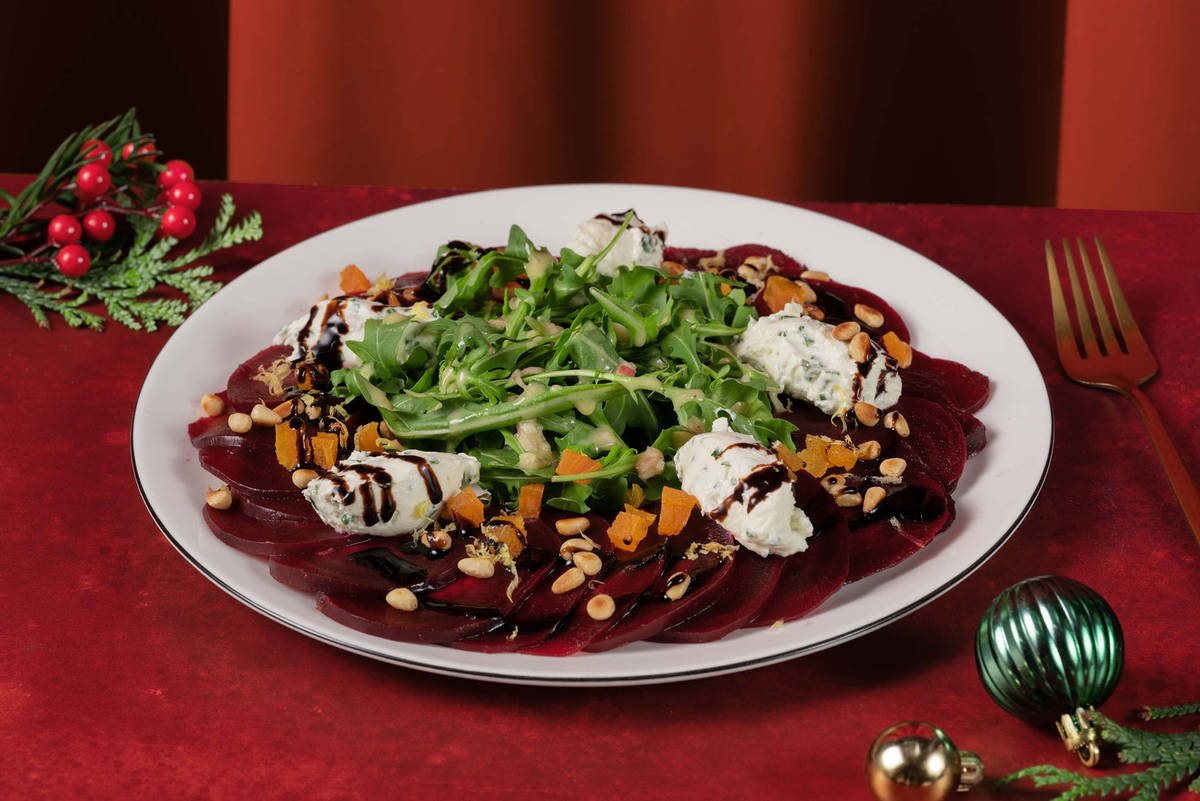 Rote Beete Carpaccio mit Meerrettichcreme