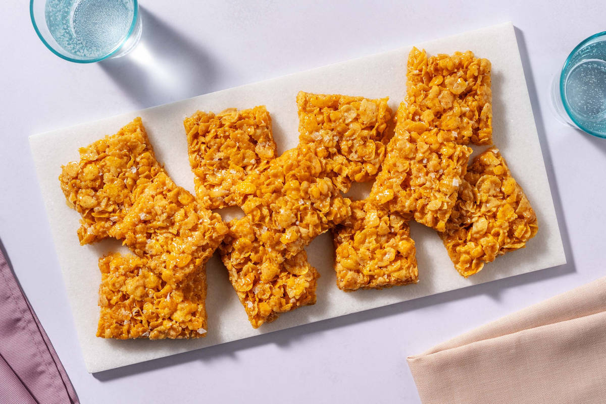 No-Bake Cornflake Marshmallow Squares