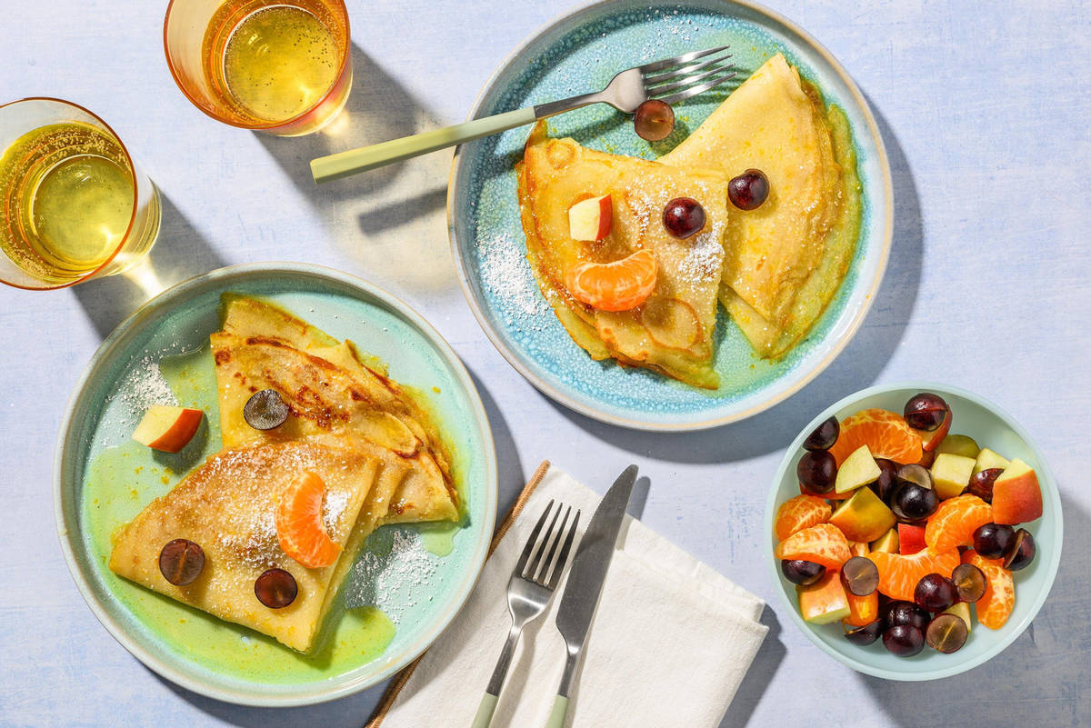 Crêpes Suzette-Inspired Brunch