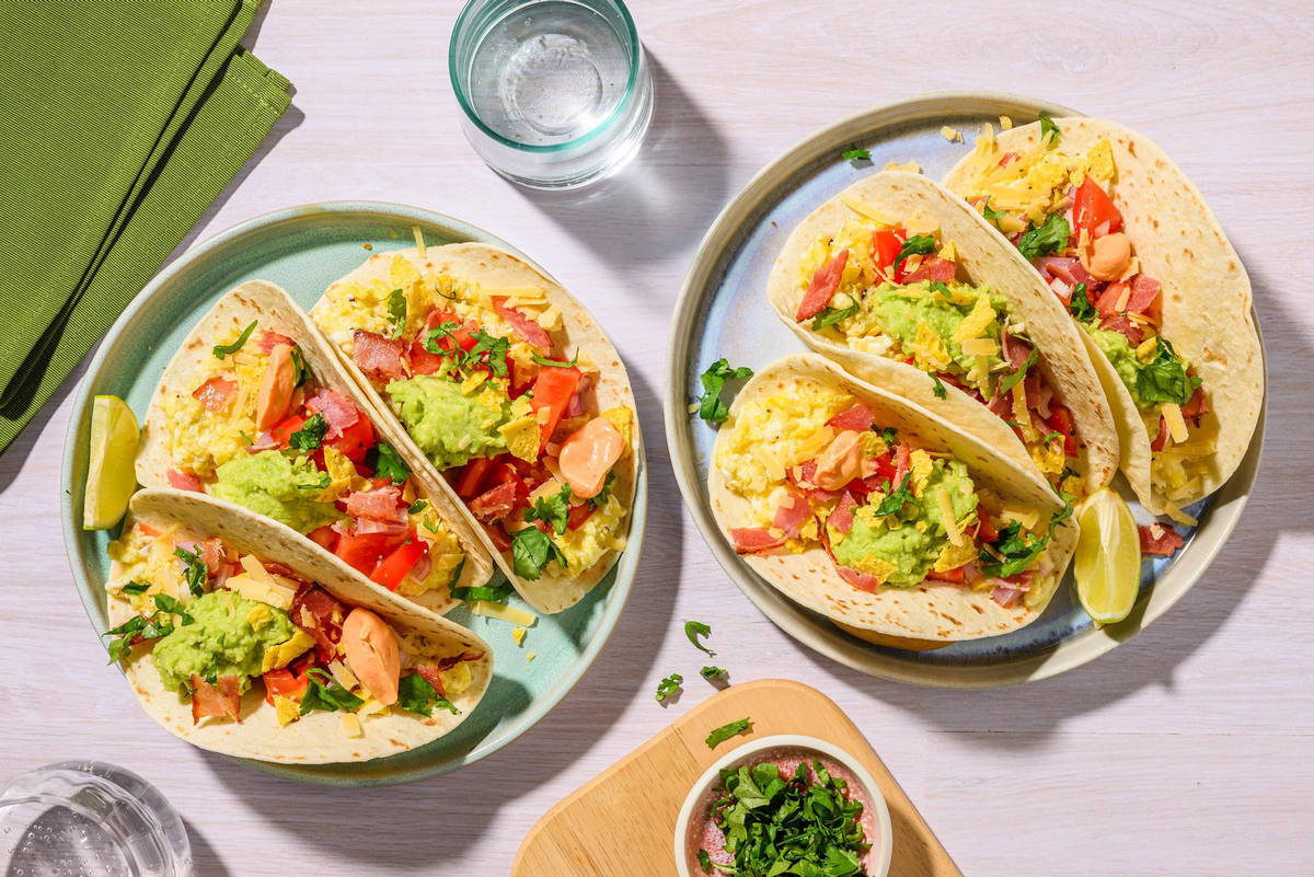 Tacos de déjeuner façon Migas