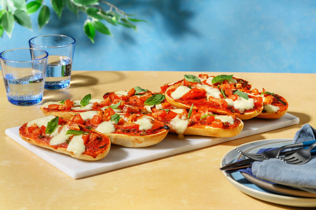 Pain tomate-mozzarella au four en extra