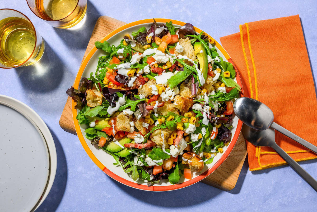 Californian Style Bacon & Avocado Sunshine Salad