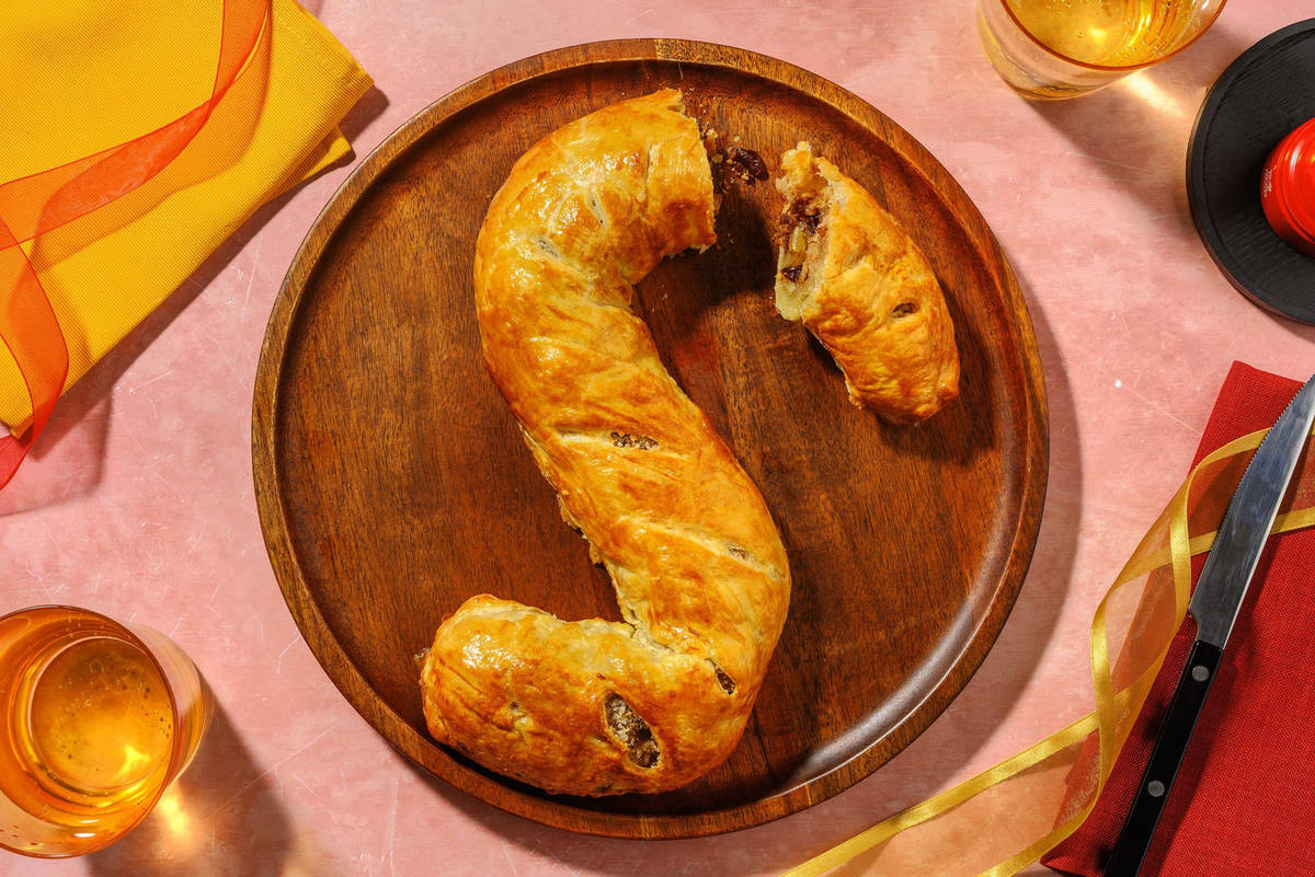 Sinterklaas-worstenbrood met uienchutney 