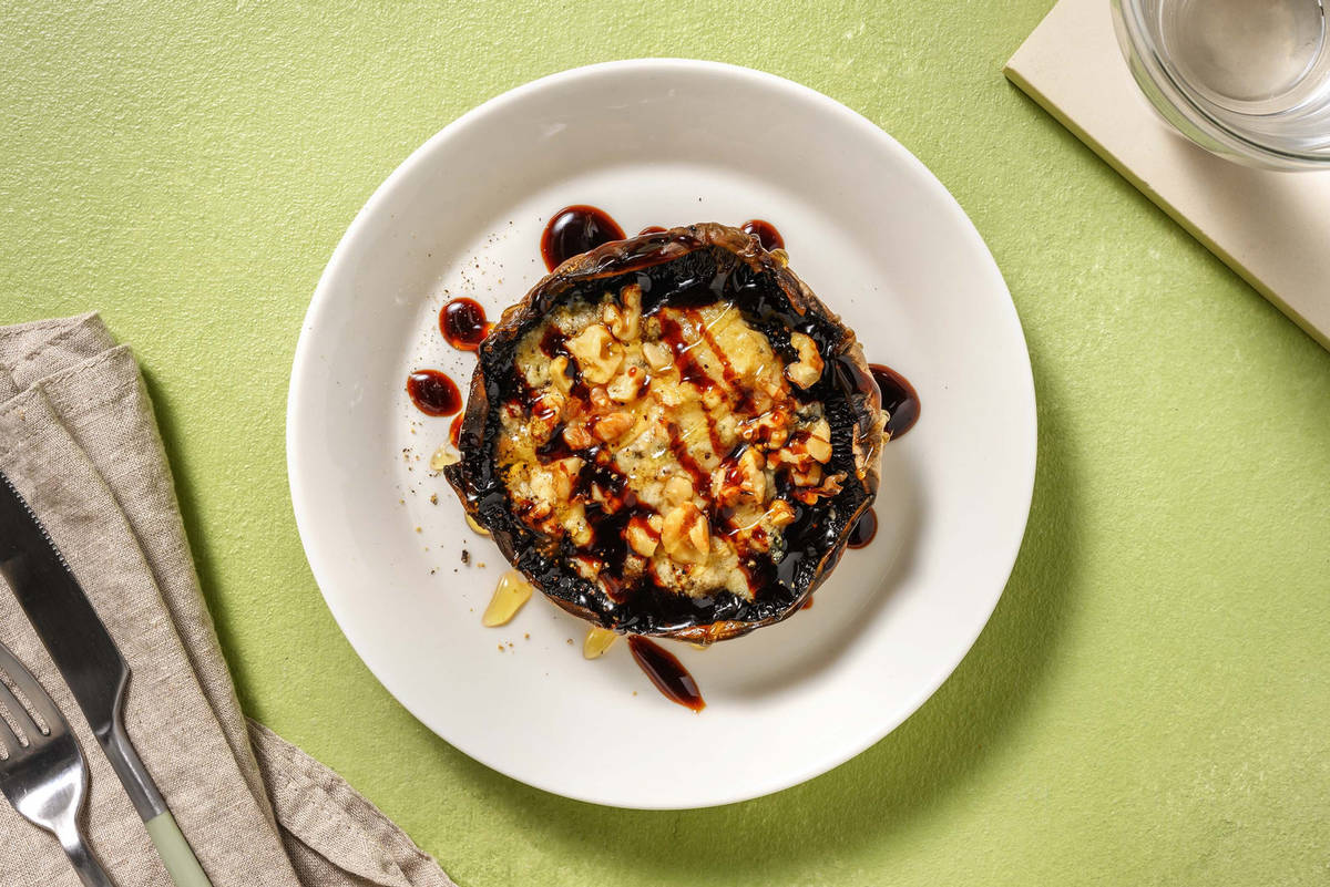 Funghi Portobello ripieni di Gorgonzola Dop